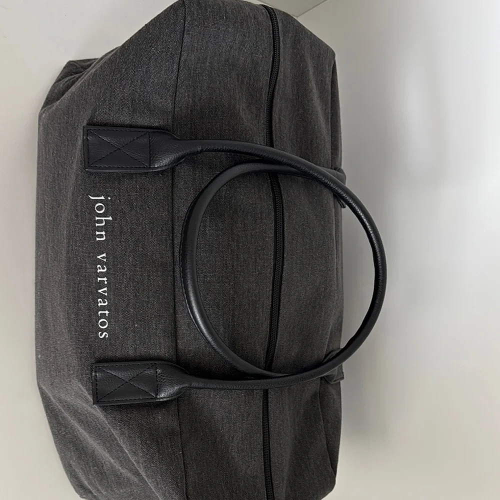 John Varvatos Black Duffel Bag - Picture 3 of 4